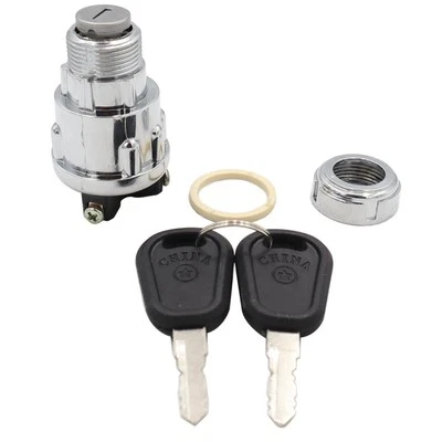 Universal Zündschalter mit 2 Schlüsseln 12V 3 Draht für LKW Boote Roller - Bild 1 von 4