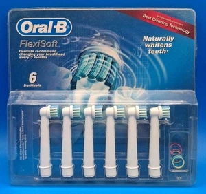 Oral B Triumph FlexiSoft EB17-6 FlexiSoft Floss Action testine sigillate - Foto 1 di 2