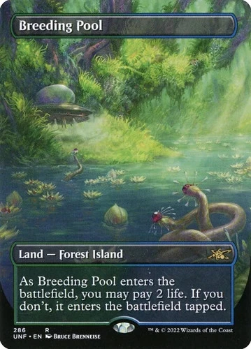 Breeding Pool - Foil Extended Art UNF NM MTG - Image 1 of 1
