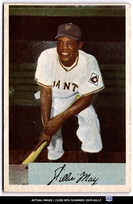 Bowman #89 Willie Mays 1954 New York Giants RC HOF EX-MT Foto 1 de 2