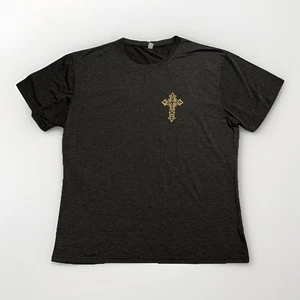 Mujer Talla XL Camiseta Gris Pray On It Pray Over It Pray Through It Manga Corta - Imagen 1 de 6