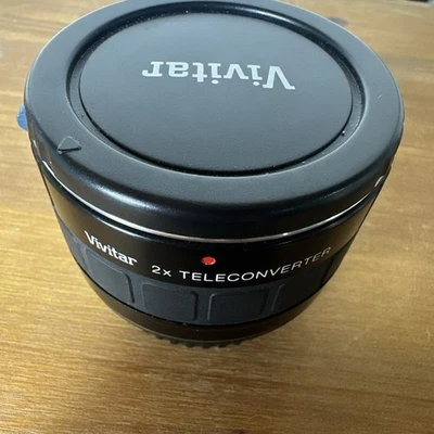 Vivitar 2x C/AF Auto Focus Teleconverter Canon EOS 35mm - Image 1 of 4