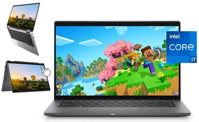 Computer portatile 14" DELL 2-IN-1: Intel i7 Quad Core: 16 GB RAM 1 TB SSD! Windows 11 Pro! - Immagine 1 di 4