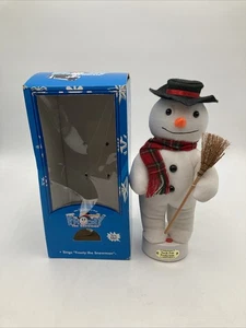 Vintage 1996 Gemmy North Pole Productions Singing Frosty the Snowman w Box Works - Bild 1 von 13