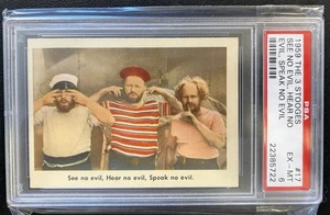1959 The Three Stooges #17 PSA 6 See No Evil, Hear No Evil, Speak No Evil - Picture 1 of 3