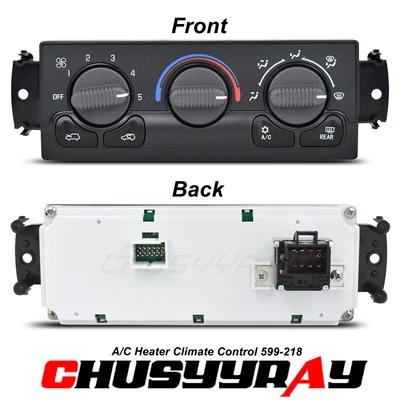 Módulo de controle climático aquecedor CA 599-218 para 2002 Chevrolet Avalanche 1500 - Imagem 1 de 4