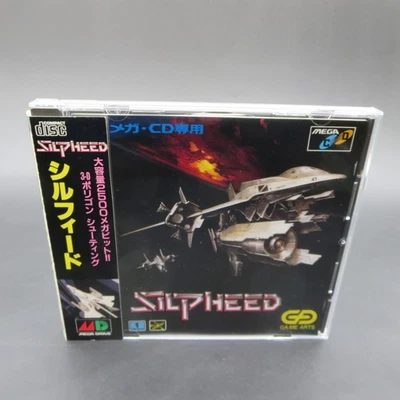 Silpheed Mega Drive CD with Spine Card and Manual Japan - Image 1 of 4