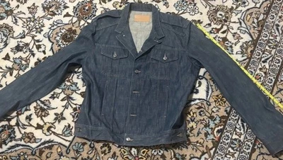 Gucci Denim Trucker Size 54 XL.  Msrp $3000 - Image 1 of 4