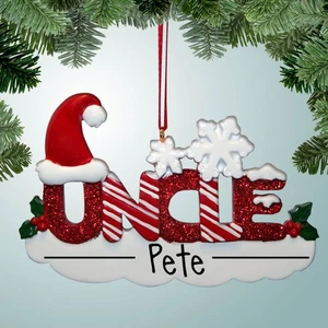 Personalisierter Onkel Weihnachtsschmuck - Bild 1 von 1