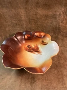 1920s signed sandwich porcelain Corsicana Texas almond plus nuts design - Picture 1 of 5