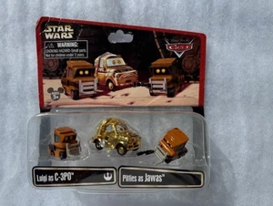 Disney Parks Pixar Cars Star Wars Luigi como C-3P0 y Pitties como Jawas Nuevo - Imagen 1 de 2
