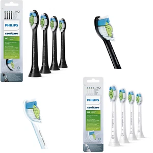 Philips Sonicare W2 Optimal White Replacement Toothbrush Heads Pack of 4&8 Black - Picture 1 of 14