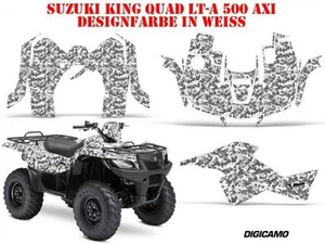 KIT DE DECORACIÓN DE CARRERAS AMR ATV SUZUKI KING QUAD LTA 450/500/700/750 DIGI CAMUFLAJE B - Imagen 1 de 2