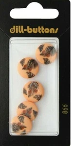 Dill Buttons ~ (0866) - 1/2" - 5 ct - Picture 1 of 1