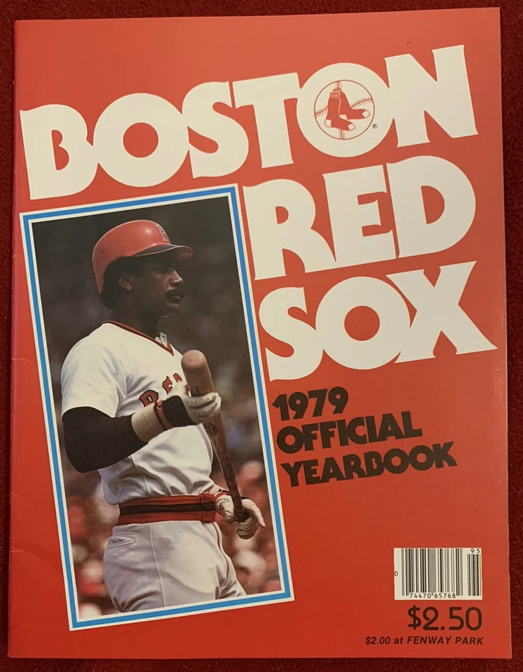 1979 Boston Red Sox Vintage baseball Fenway Park Yearbook JIM RICE Fred Lynn MLB - Image 1 of 1