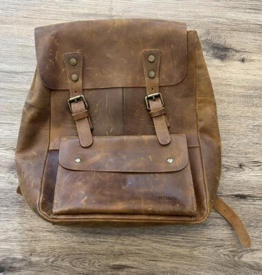 FULLHARDY 100% Genuine Leather Backpack - Image 1 of 4