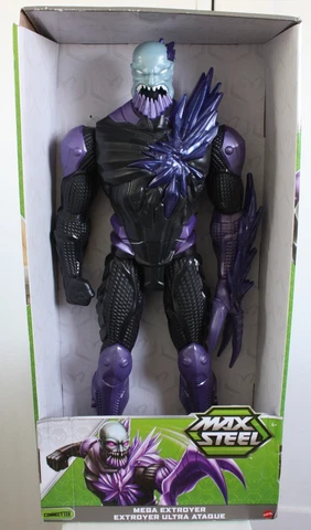 Mattel MAX STEEL Mega Extroyer Ultra Ataque Gigantesco 45+ cm Figure Cover