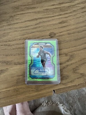 2020 Panini Prizm- RC  Autographs Green Pulsar Prizm #367 Jeremy Chinn (AU, RC) - Image 1 of 2