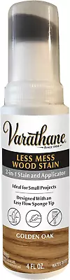 Varathane 368035 Less Mess Wood Stain and Applicator, 4 Oz, Golden Oak - Image 1 of 4