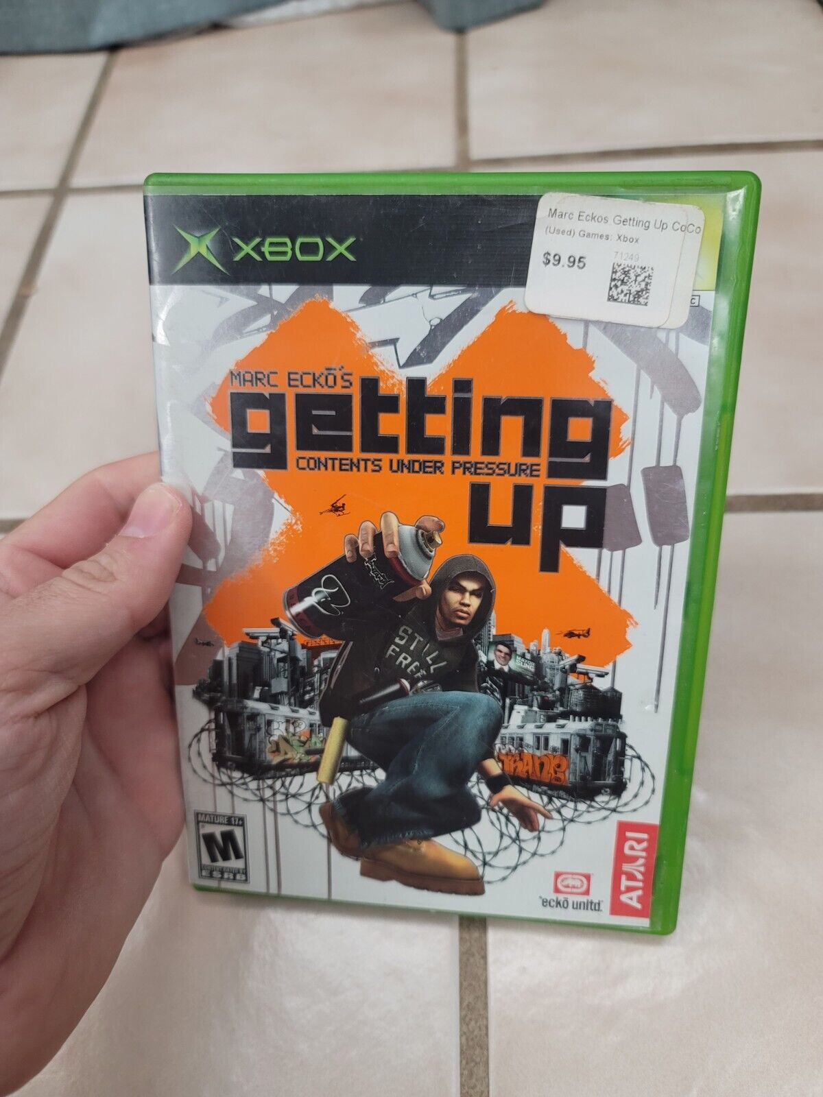 Marc Ecko's Getting Up: Contents Under Pressure Microsoft Xbox 2006 Nice EC12