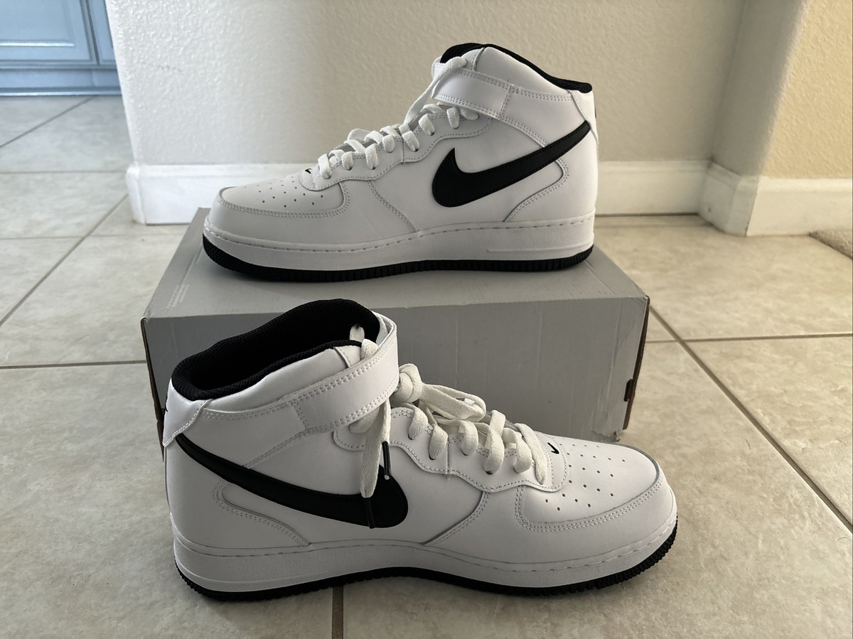 Nike Air Force 1 Mid '07 White Black for Sale | Authenticity Nike Air Force 1 Mid '07 White Black for Sale | Authenticity
