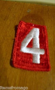 BOY SCOUT Embroidered RED TROOP UNIT NUMERAL - YOUR CHOICE of Number/Quantity - Picture 1 of 10