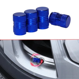 4X Car Metal Aolly Wheel Tire Stem Valve Caps Truck Tyre Dust Cap Cover Parts - Picture 1 of 10