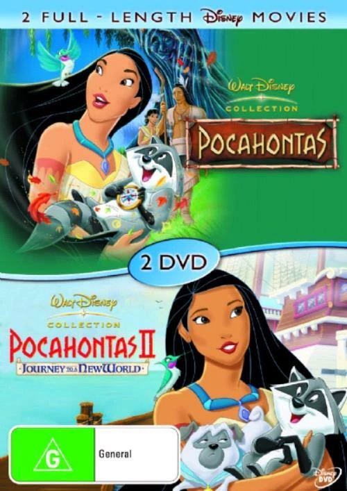 Pocahontas / Pocahontas II-Journey to a New World (DVD, 1995) - Image 1 of 1