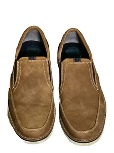 Nunn Bush Braun Herren 9M Suade Slipper Elegant Halbschuhe Hellbraun Schuhe Freizeit  - Bild 1 von 7
