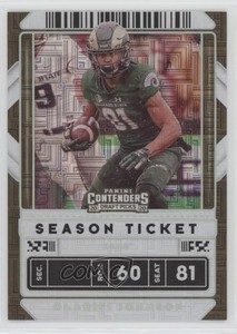 2020 Panini Contenders Draft Picks Building Blocks Ticket /10 Olabisi Johnson