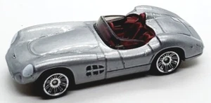 2020 MATCHBOX '56 ASTON MARTIN DBR1 SILVER 1:64 DIECAST 2 7/8" CAR W/ RED INSIDE - Picture 1 of 6