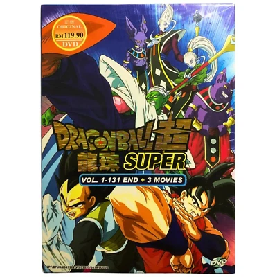 DVD Anime Dragon Ball SUPER Complete Series VOL.1-131 End + 3 Movies ENGLISH DUB - Image 1 of 4