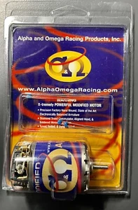 Vintage Alpha & Omega Brushed Modified Motor - 8 x 2 (8 Turn, Double Wire Rotor) - Picture 1 of 8