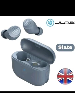 JLab Go Air Pop True Wireless Bluetooth Earbuds - Slate Color In-Ear Headphones - Picture 1 of 7