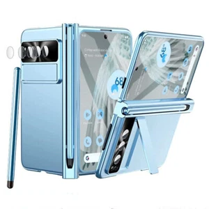 Para Google Pixel Plegable, Híbrido Bisagra Bisagra Abatible Cubierta Estuche Película de Vidrio + S Pen - Imagen 1 de 17