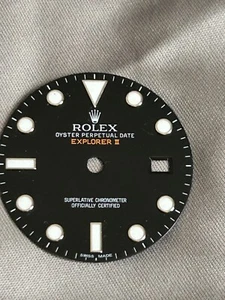 Chromalight black dial for Rolex Explorer II 216570 watch new Condition - Picture 1 of 12