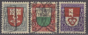 SUIZA 1919 PRO JUVENTUTE SET COMPLETO Mi.: 149-151 - sellado - ¡EXCELENTE!! - Imagen 1 de 1