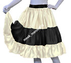 Satin short 3 Layer skirts Black layer Ruffle Sexy party wear short skirt S68-2