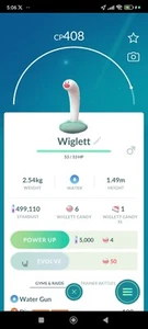 Pokemon Wiglett raro go - Foto 1 di 2