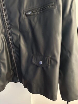 CHAQUETA BAR III IMITACIÓN CUERO CINTURÓN, NEGRA, Talla EXTRALARGE (UNISEX) Moto Foto 1 de 4