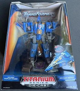 Transformers Titanium Series DieCast Thundercracker Figure -RARE Boxed Complete - Picture 1 of 2