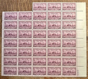 SCOTT 787 - ARMY ISSUE - Plate Of 38 - 1936-1937 - MH - OG - Picture 1 of 3