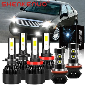 For Mercury Milan 2006-2009 LED Headlight High Low Beam Fog Light Bulbs Combo 6x - Picture 1 of 12