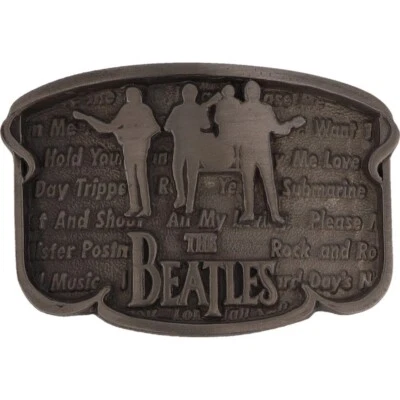 Новая винтажная пряжка для ремня Beatles John Lennon Mccartney Band рок-н-ролл музыка новая из старых запасов - Изображение 1 из 4