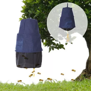 3 Capas Herramientas Apicultura Jaula Abeja Captura Abejas Recluta Salvaje Negro 40cm CHIC - Imagen 1 de 7