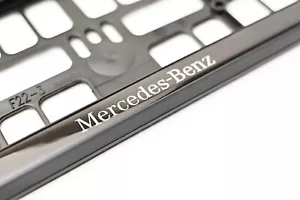 2 x Mercedes-Benz Kennzeichenhalter Kostenloser Versand - Bild 1 von 4