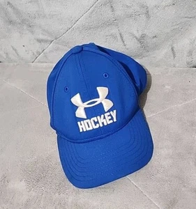 Under Armour Hockey Cap Hat Royal Blue With White Logo Youth S/M - Picture 1 of 5