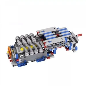 Technic Parts MOC Car Speed Gearbox Kit Set per Legoes Ingranaggi Assi Perni Borsa Mattoni - Foto 1 di 14