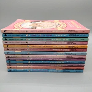 Lot of 13 Sweet Valley Twins Books Francine Pascal Vintage Paperback Novels - Picture 1 of 18