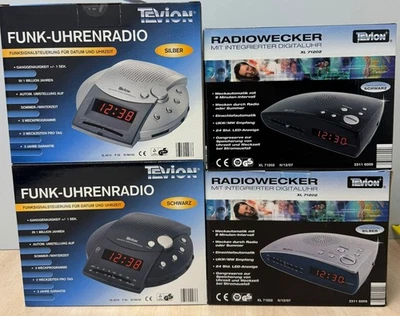 Radiowecker & Funkuhren XL – Digitaluhr 71202/6310 in Schwarz oder Silber - Bild 1 von 4